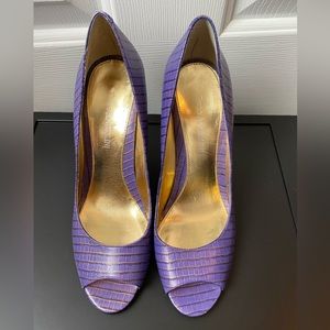 Enzo Angiolini Peep-Toe High Heels